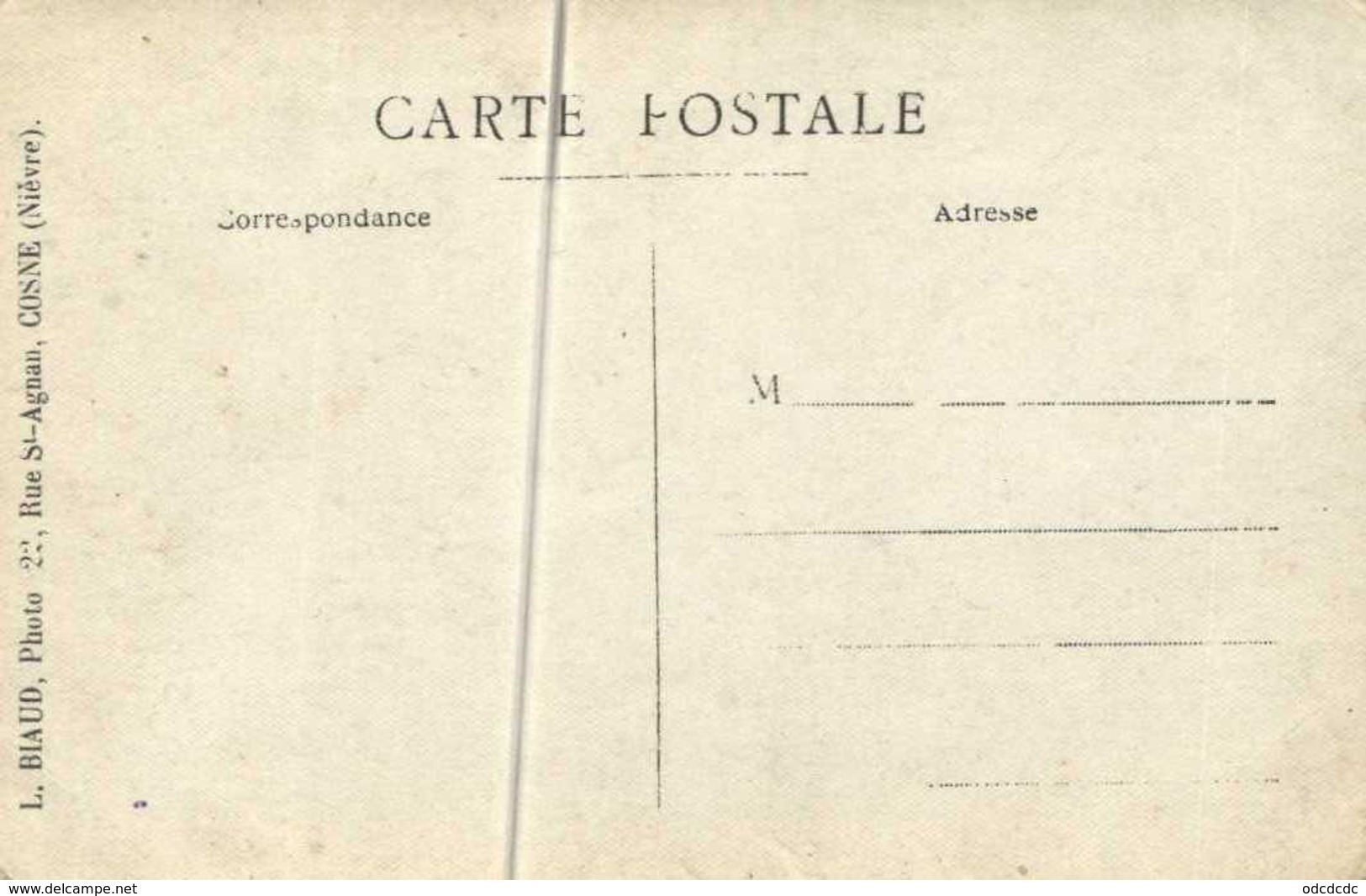 Carte Photo  Militaire Du 69 Fusil Et Baionnette  Sac Et Gamelle Au Dos   RV L  BIAUD  Photo 22 Rue St Agnan (Cosns) Nie - Photographs