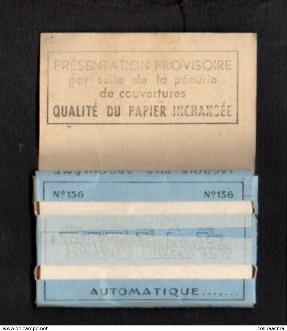 Pochette Papier Pour Tabac à Rouler Ou Cigarettes " Riz La + " Lacroix Fils Angoulême ( Années De Guerre 39/45 ) - Other & Unclassified