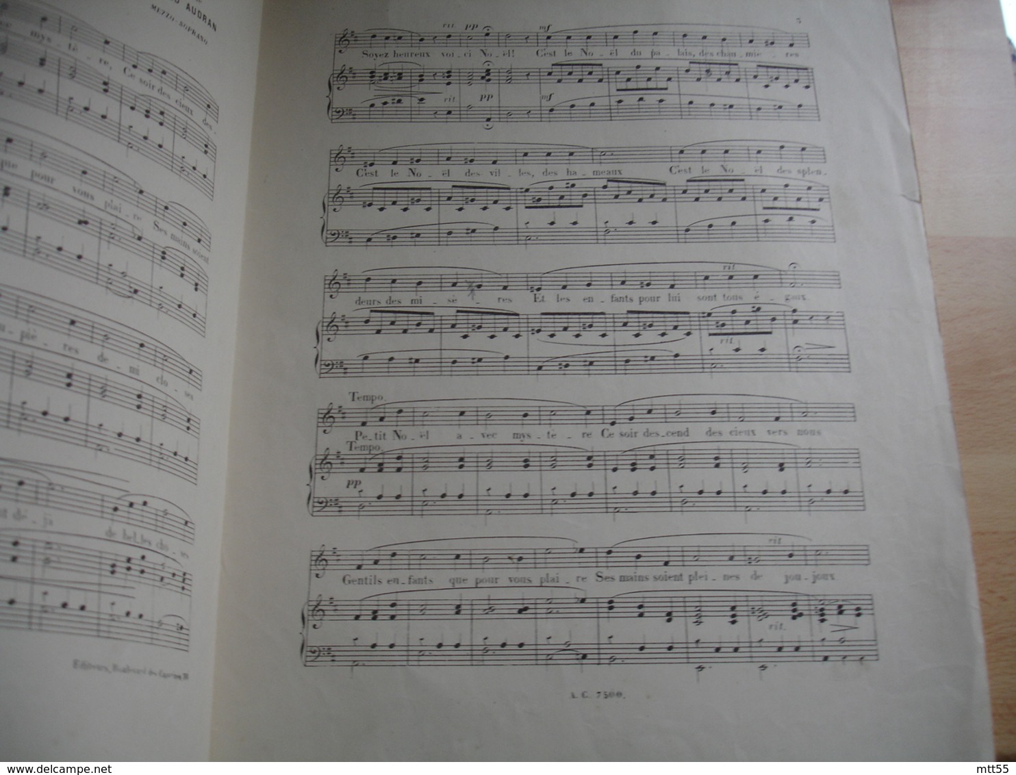 Ancienne Partition Musique  Gravure La Cigale Et La Fourmi De Audran Et Duru Et Chinot Edi Choudens - Other & Unclassified