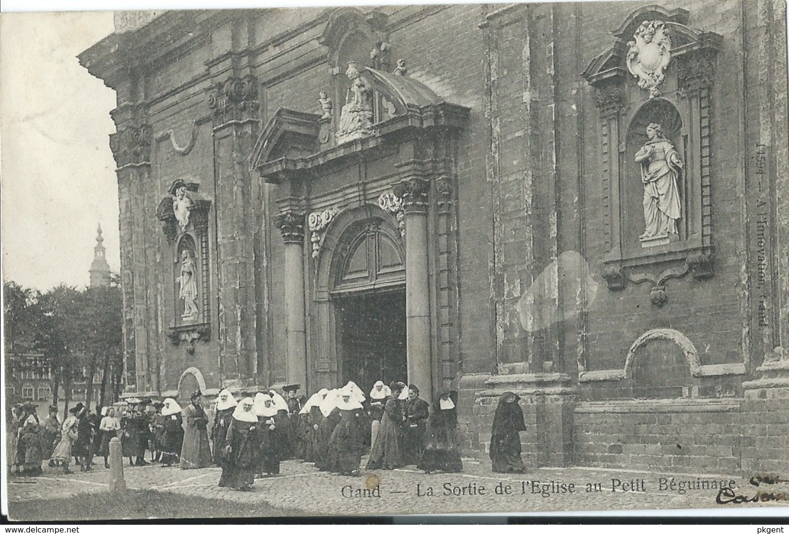 20 Gent Gand Kerk Klein Begijnhof Met Postzegel.  Perfecte Staat. Zie Scans - Gent