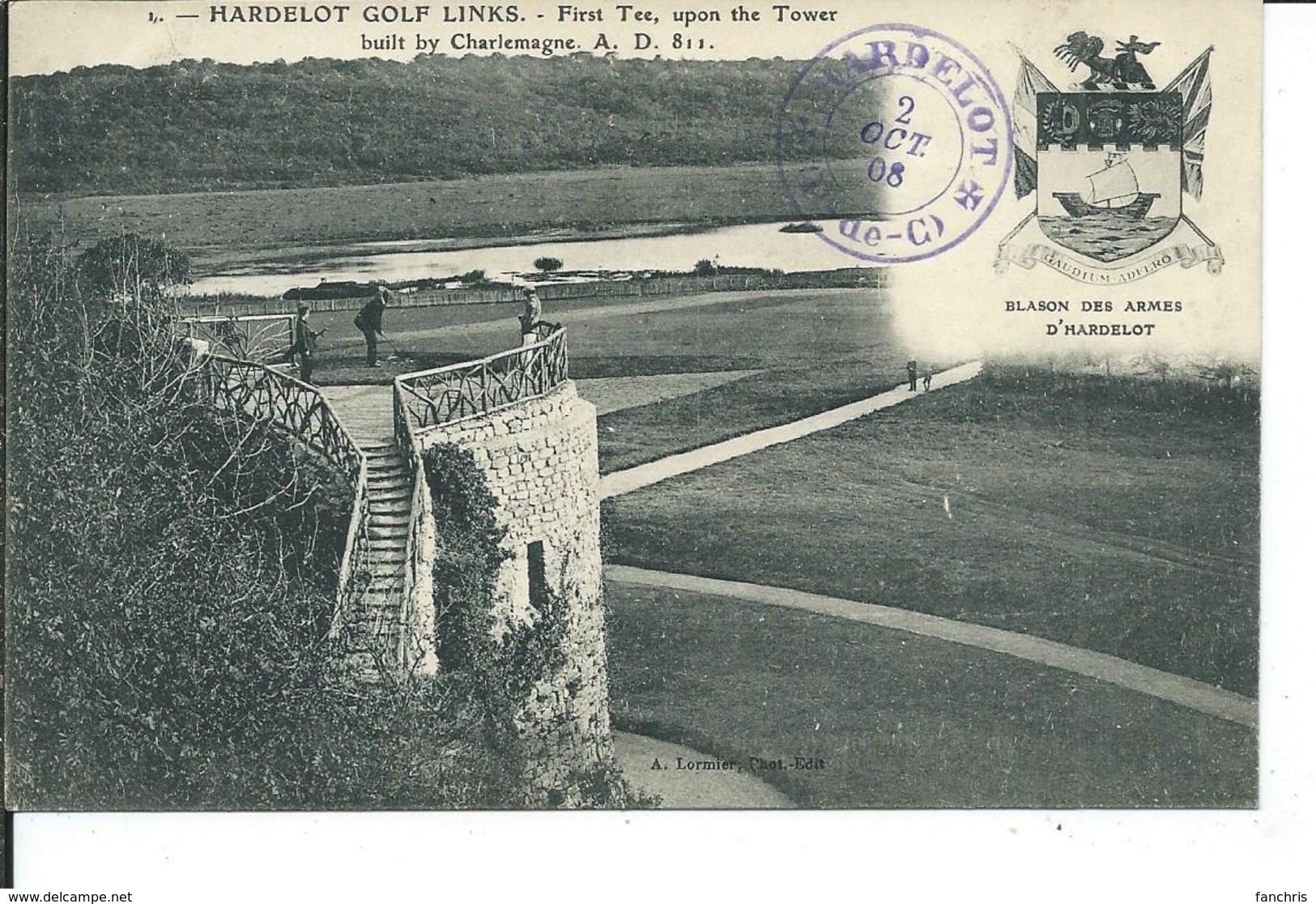 Hardelot Golf Links-First Tee, Upon The Tower Built By Charlemagne - Autres & Non Classés