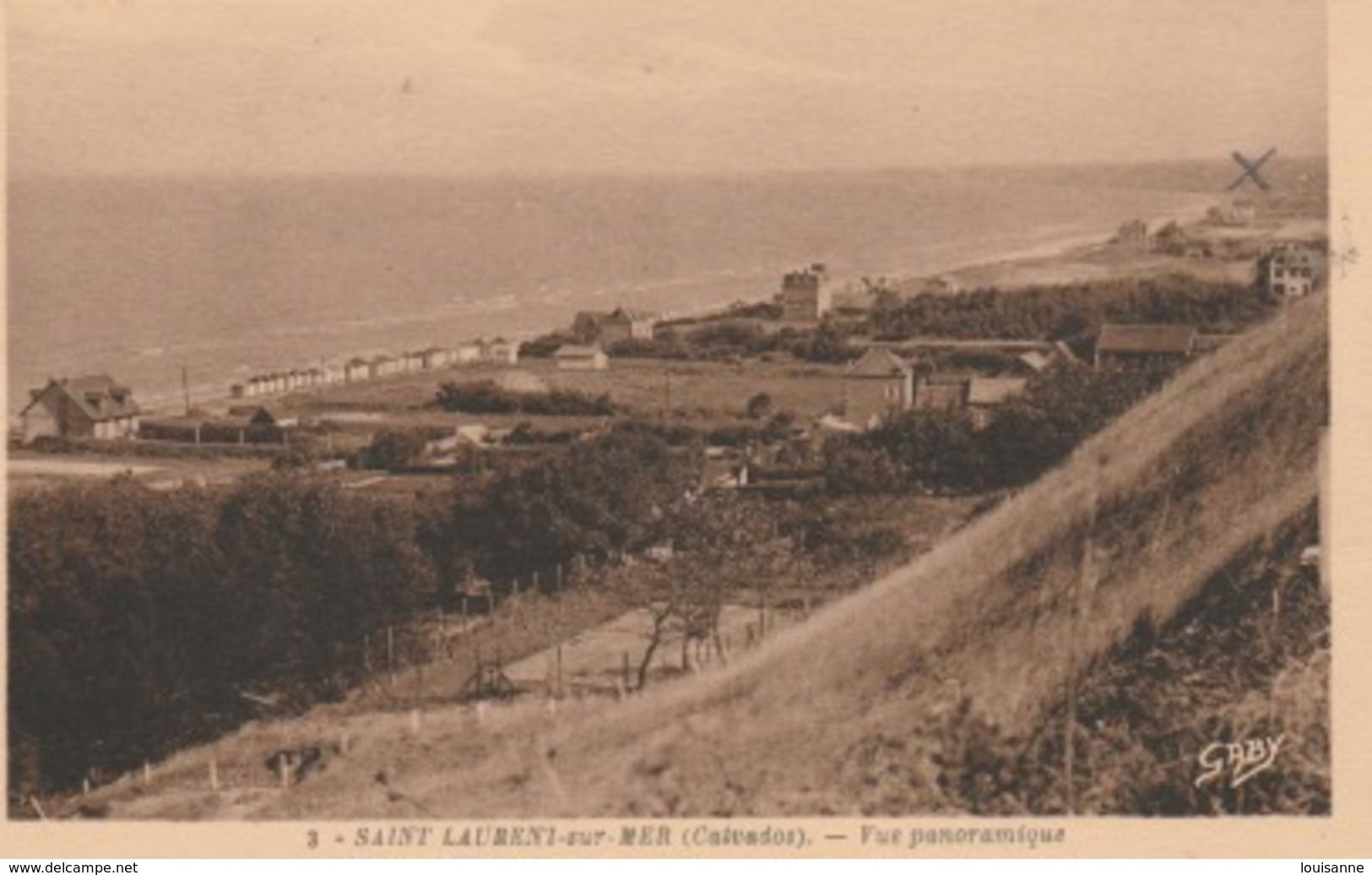 19 / 9 / 486. -  SAINT - LAURENT - SUR -  MER  ( 14 ) VUE  PANORAMIQUE - Autres & Non Classés