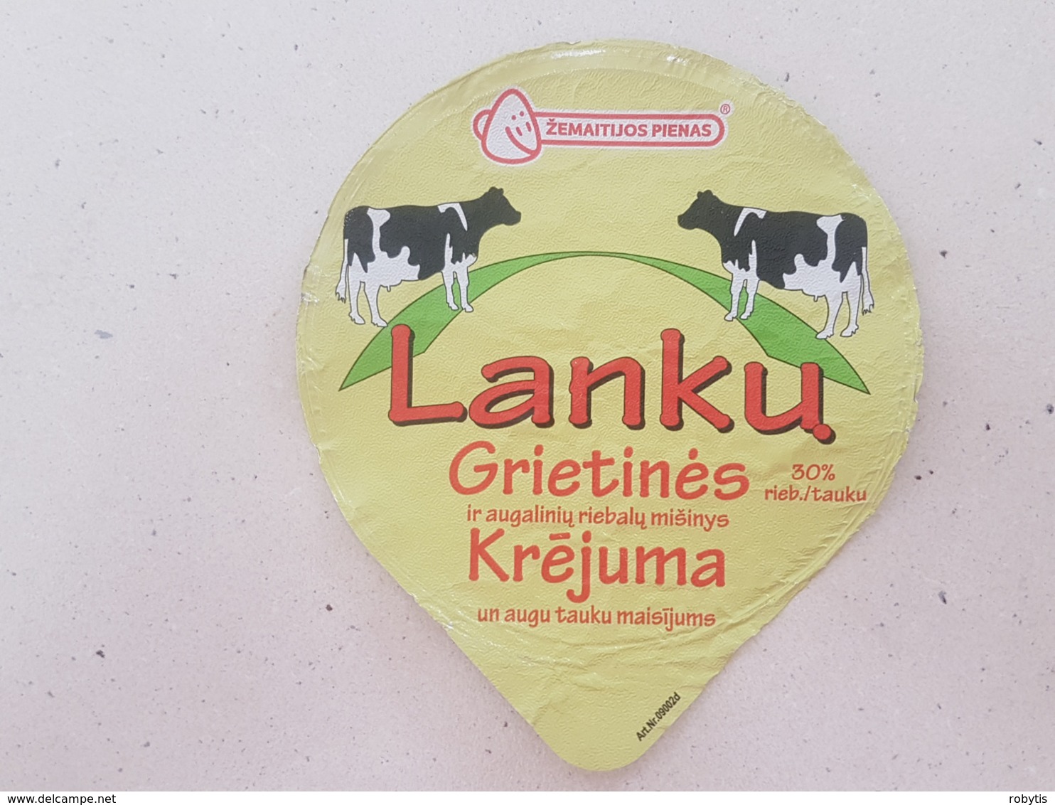 Lithuania  Sour Cream Top 2019 - Koffiemelk-bekertjes