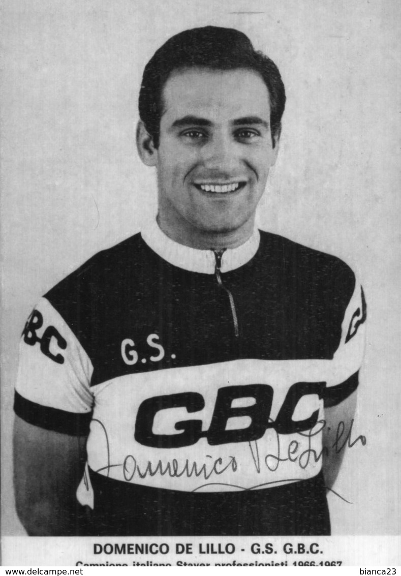 7161 Photo Repro. Cyclisme  Domenico De Lillo - Cyclisme