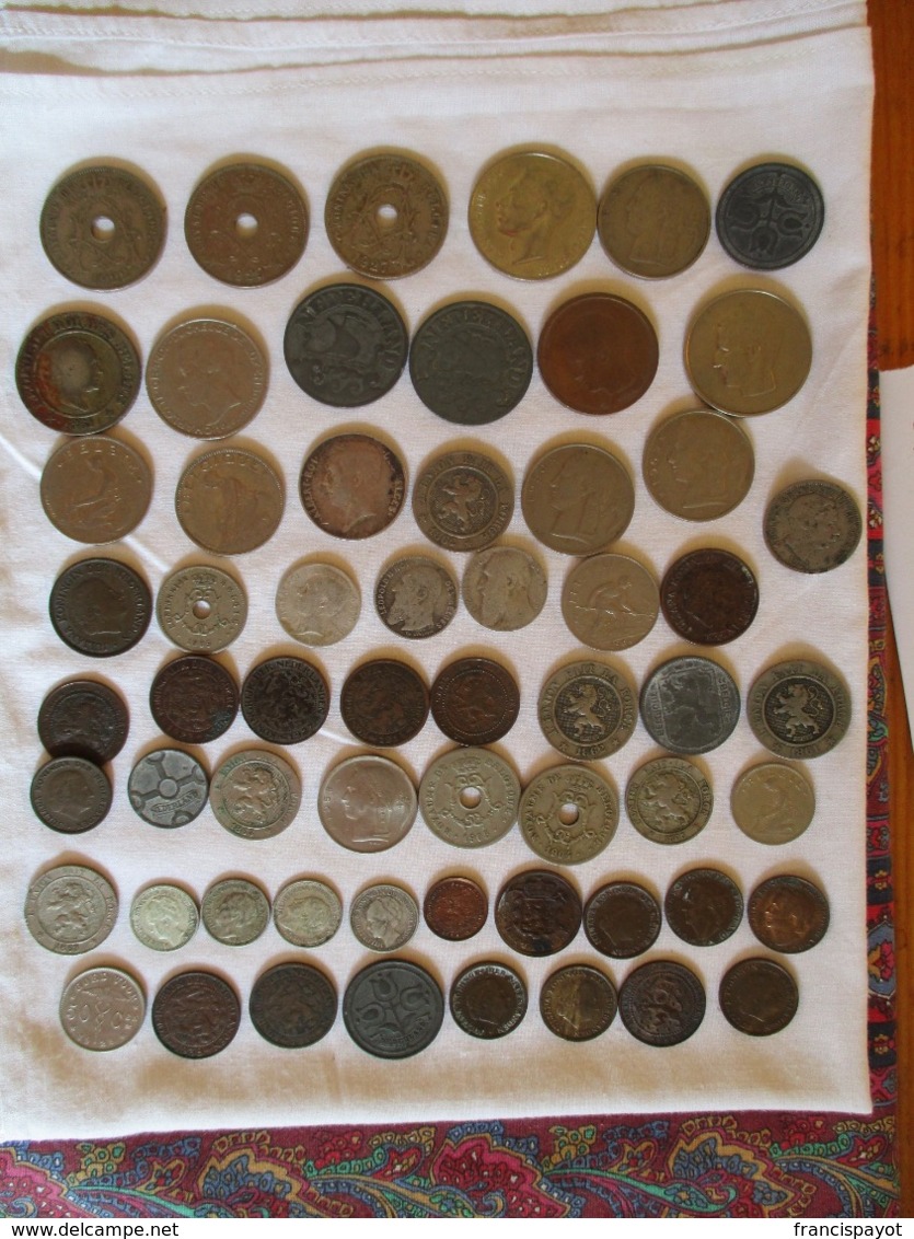 Lot BENELUX: 60 Pièces + 8 Silver - Vrac - Monnaies