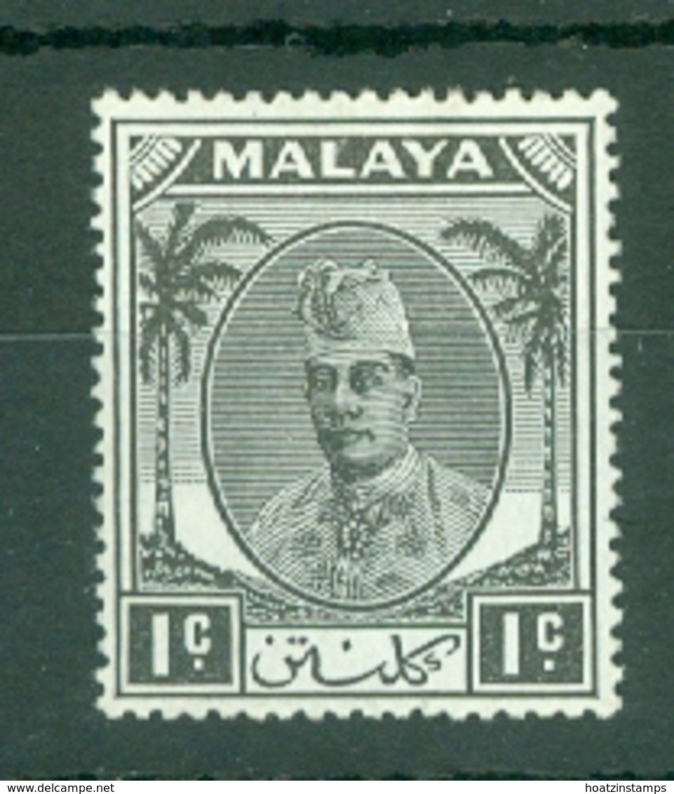 Malaya - Kelantan: 1951/55   Sultan Ibrahim    SG61    1c     MH - Kelantan