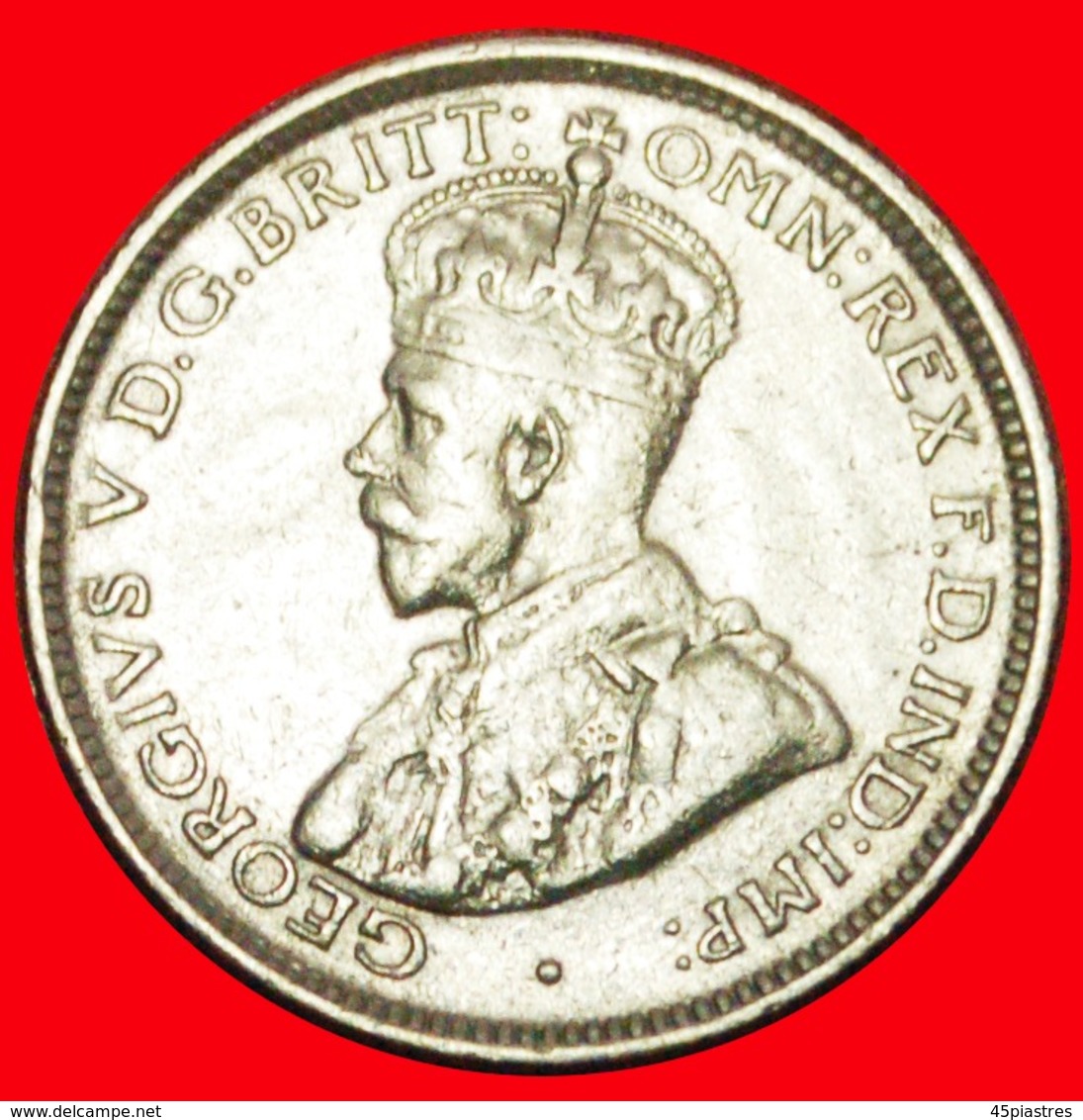 + SILVER: AUSTRALIA ★ 6 PENCE 1926! George V (1911-1936) LOW START ★ NO RESERVE! - Sixpence