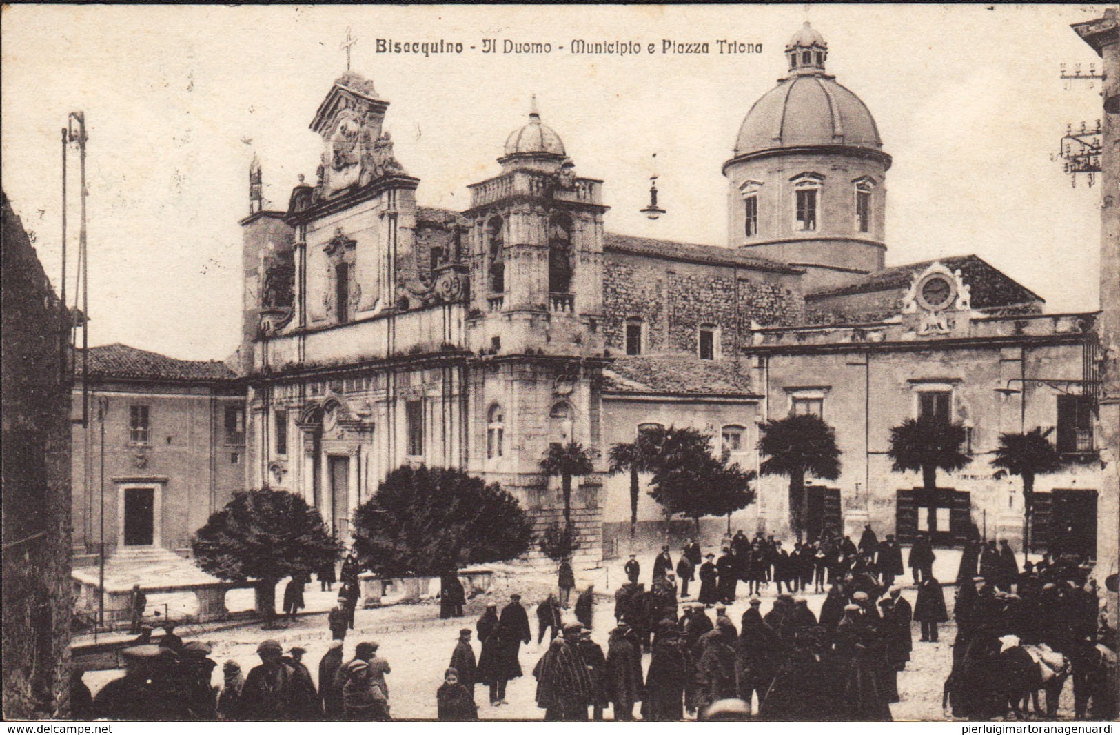 12304 - Bisacquino - Il Duomo - Municipio E Piazza Triona (Palermo) F - Palermo