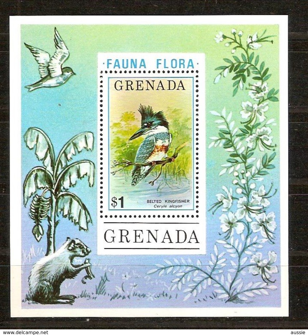 Grenade Grenada 1976 Yvertnr Bloc 48 *** MNH  Cote 30 FF Faune Vogels Oiseaux Birds - Grenade (1974-...)