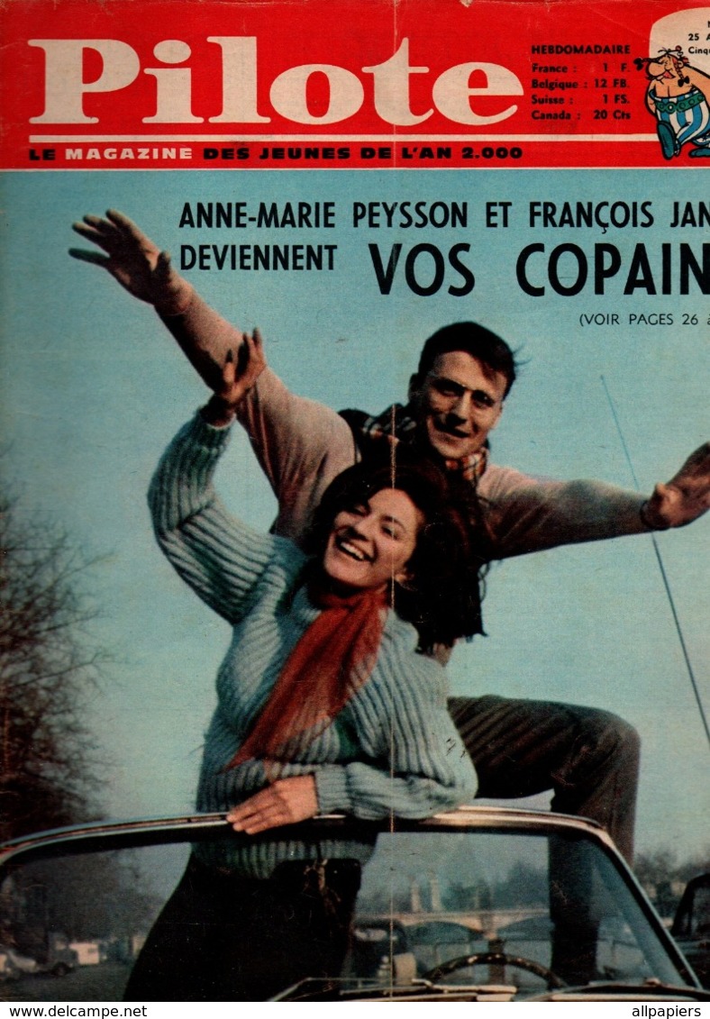 Pilote N°183 Anne-Marie Peysson Et François Janin - Belloy - Pelé En Tête Les Brésiliens Sont à Paris De 1963 - Pilote
