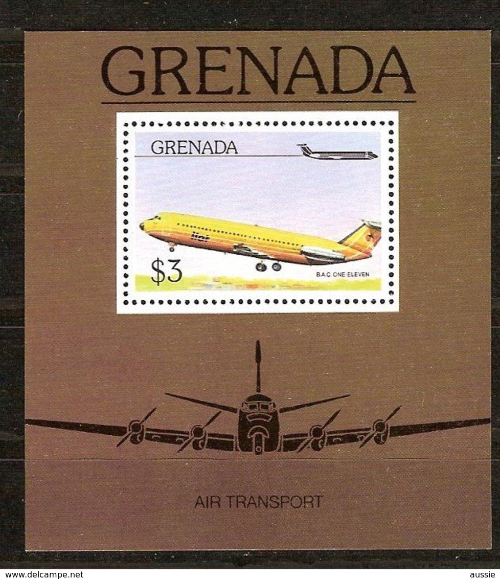 Grenade Grenada 1976 Yvertnr Bloc 55 *** MNH  Cote 40 FF Avions Airplanes Vliegtuigen - Grenade (1974-...)