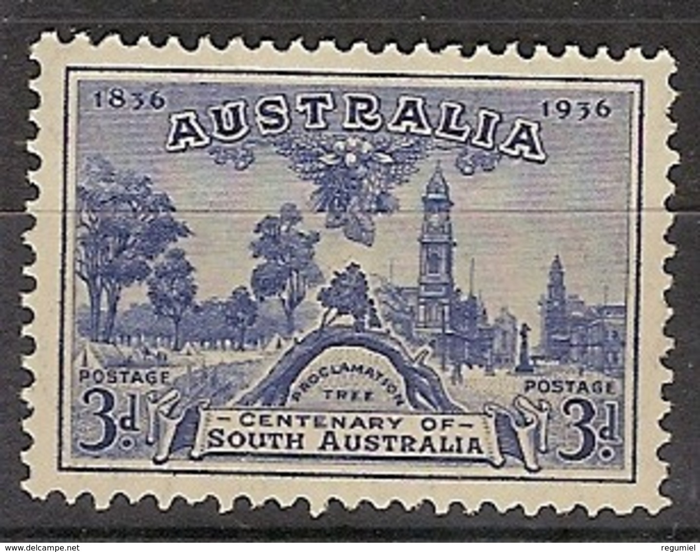 Australia 0108 * Charnela. 1936 - Mint Stamps