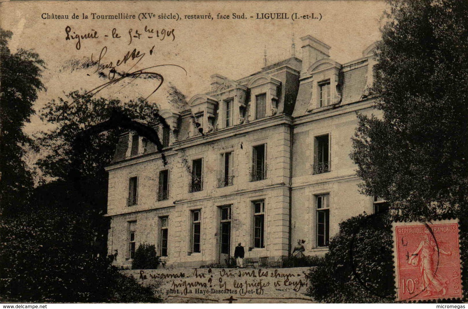 37 - LIGUEIL - Château De La Tourmellière - Other & Unclassified