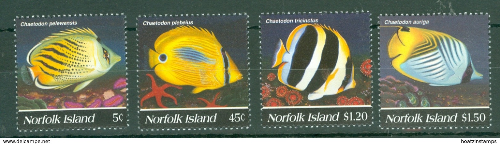 Norfolk Is: 1995   Butterflyfishes    MNH - Norfolk Island