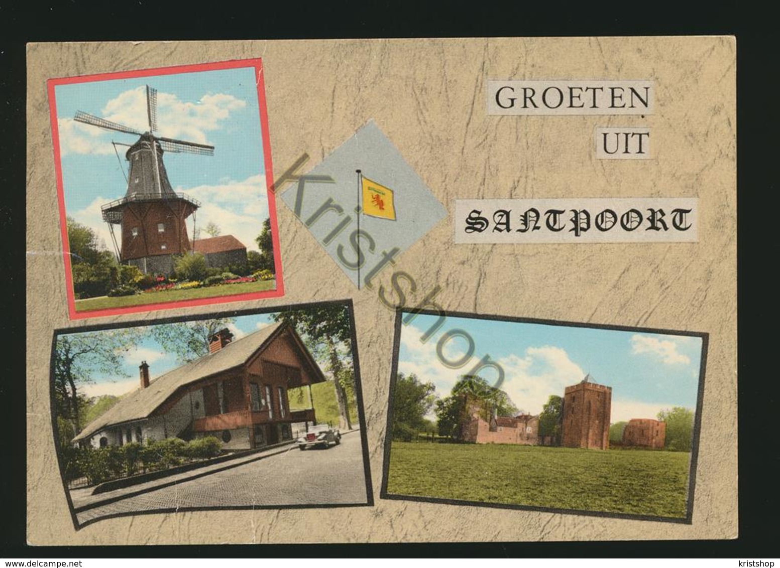 Santpoort - O.a. Molen  - Gelopen Met Postzegel [AA25 0.272 - Sonstige & Ohne Zuordnung