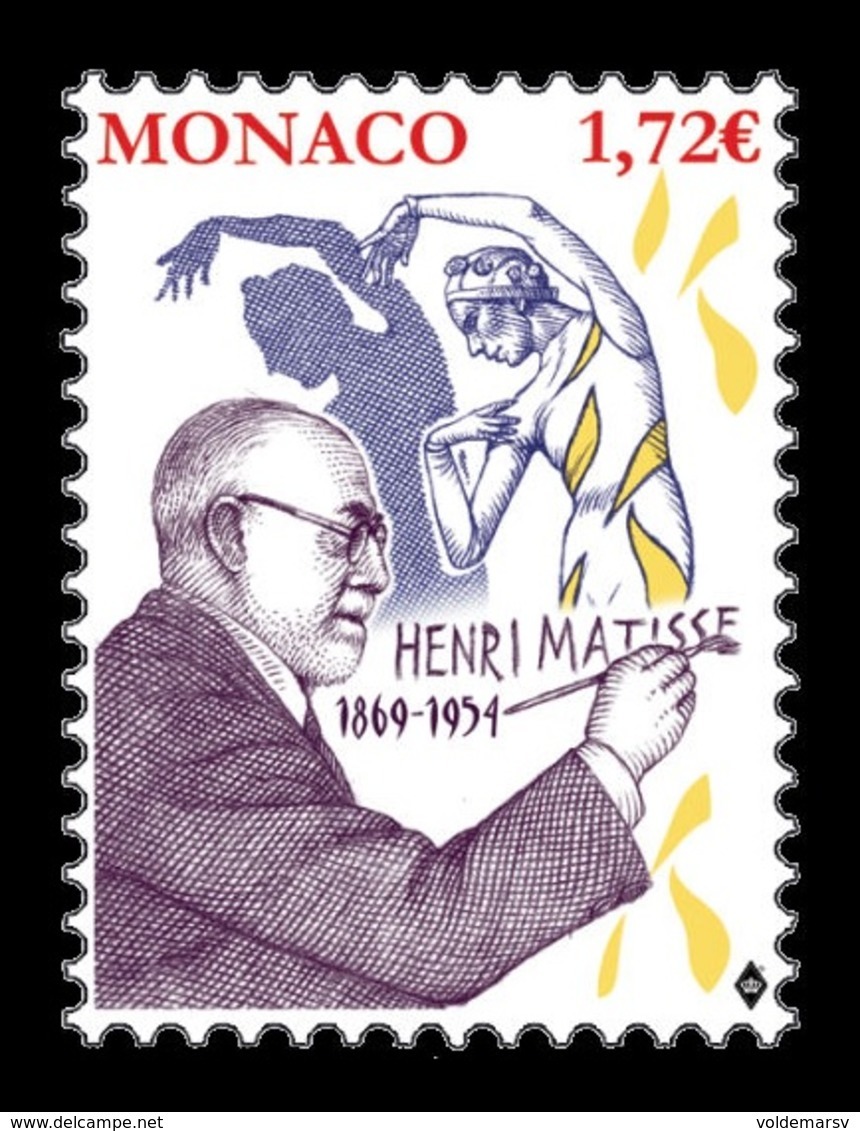 Monaco 2019 Mih. 3465 Painter Henri Matisse MNH ** - Unused Stamps