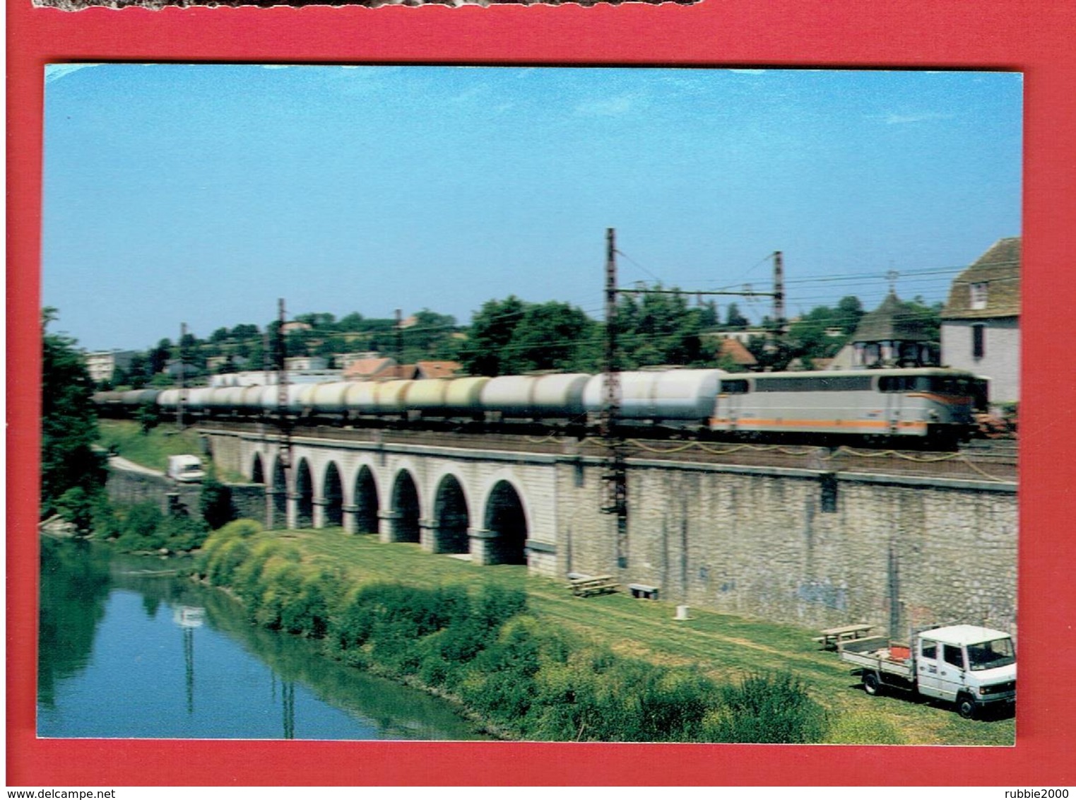 ORTHEZ 2001 TRAIN DE CITERNES A ORTHEZ CARTE EN TRES BON ETAT - Orthez