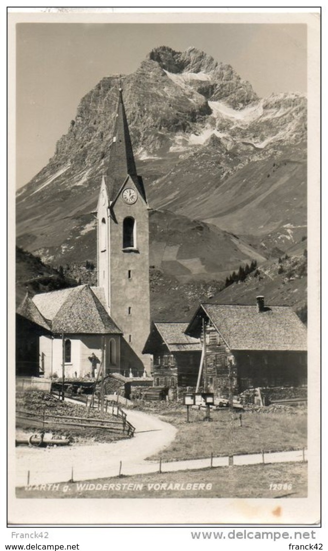 Autriche. Warth G. Widderstein Vorarlberg - Warth