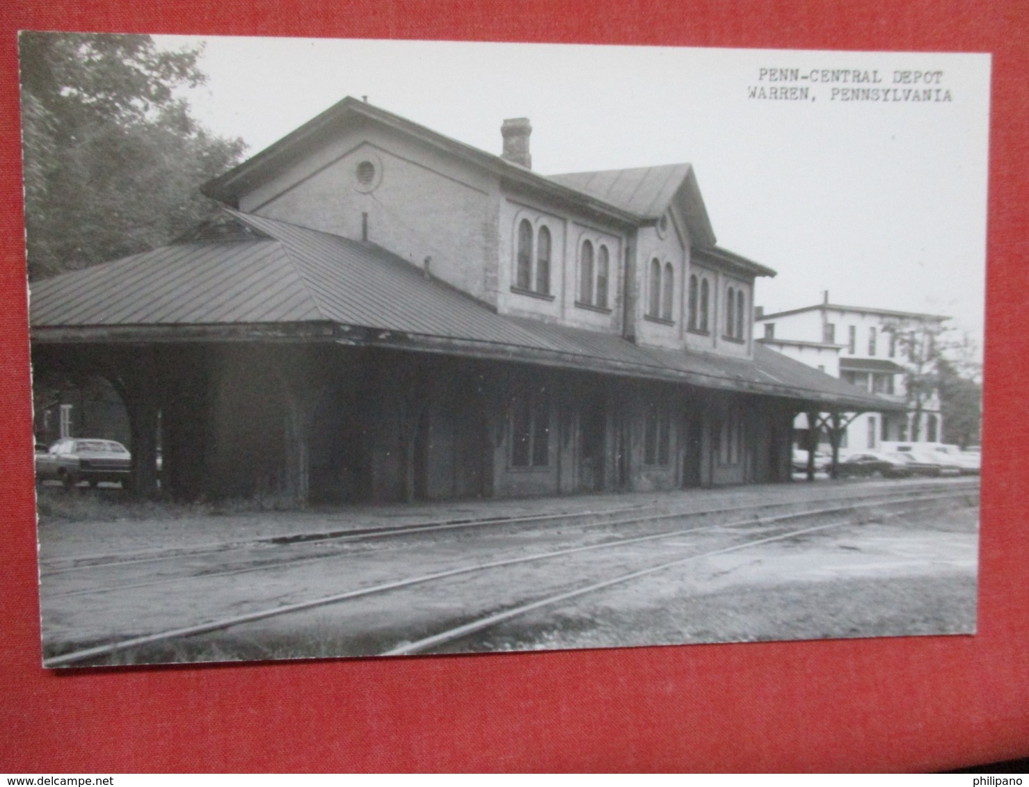 RPPC---------Penn Central Depot Warren  Pennsylvania  Kodak Stamp Box    Ref 3642 - Other & Unclassified