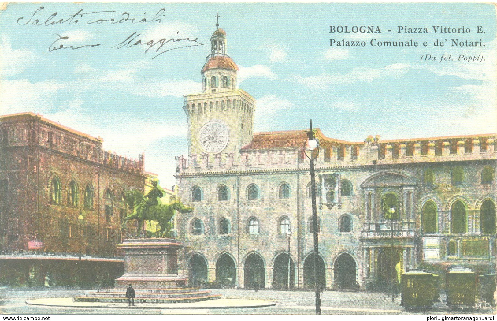 13133 - Bologna -Piazza Vittorio E.Palazzo Comunale E Dè Notari F - Bologna