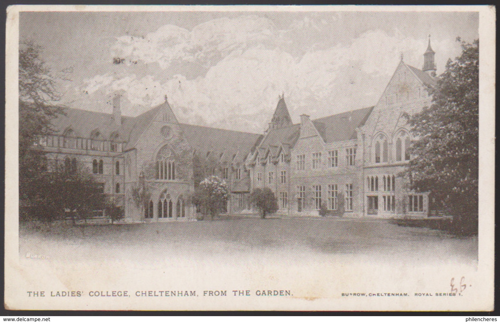 CPA - (Royaume-Uni) The Ladies College, Cheltenham, From The Garden - Cheltenham