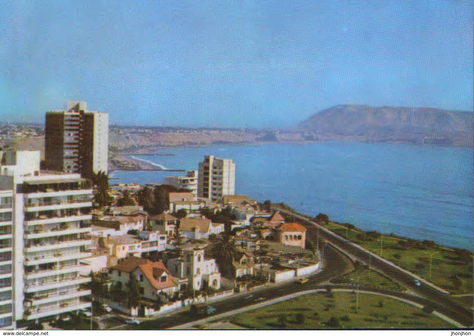 Peru - Postcard Used Written - Necochea Park,Miraflores - Peru