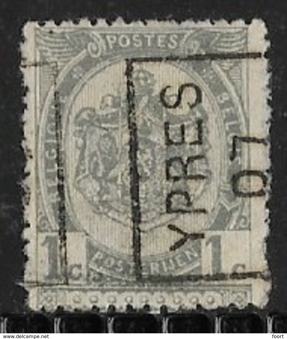 Ypres 1907 Nr. 902Azz - Rolstempels 1900-09