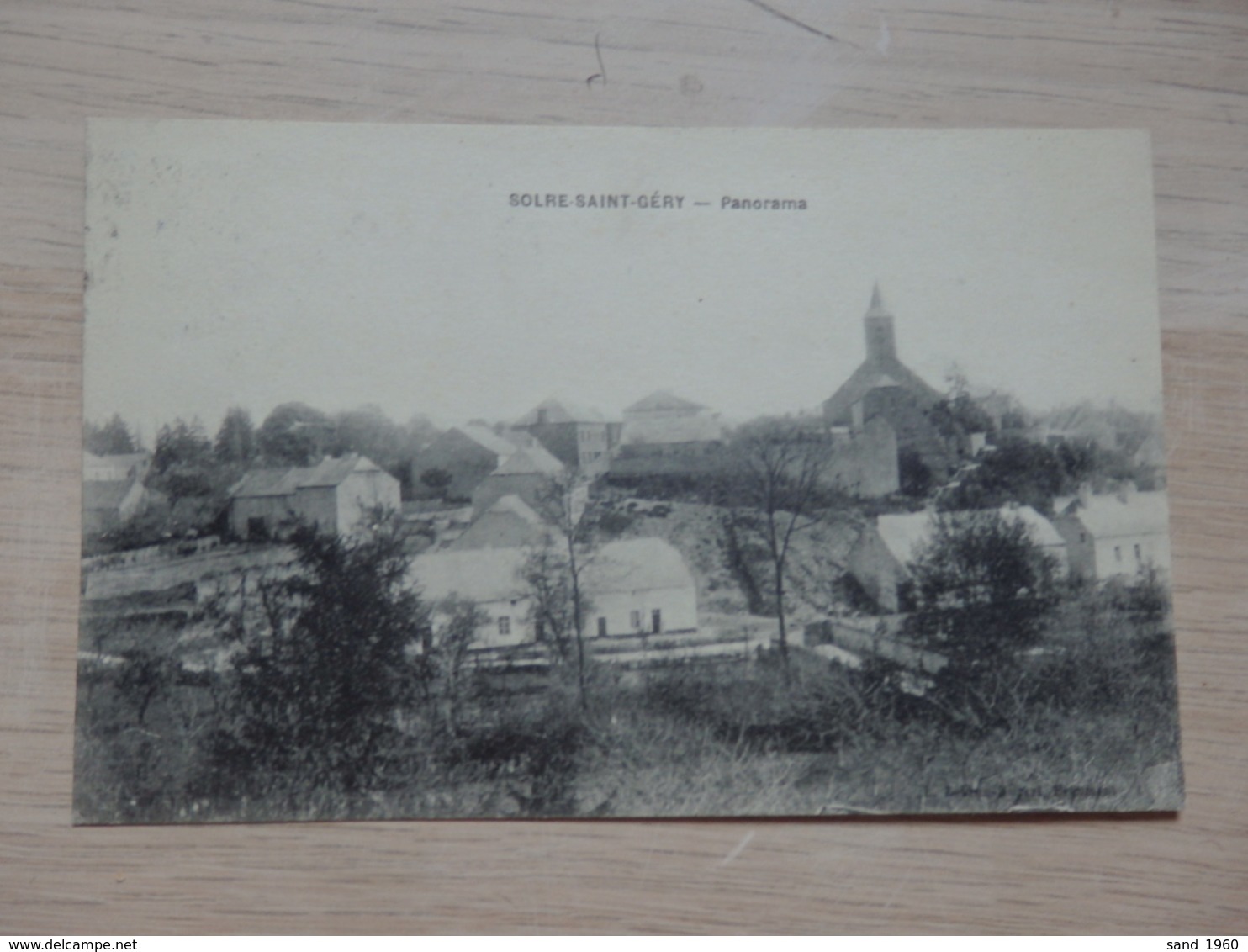 Solre-Saint-Gery - Panorama - Circulé: 1903 - 2 Scans. - Beaumont