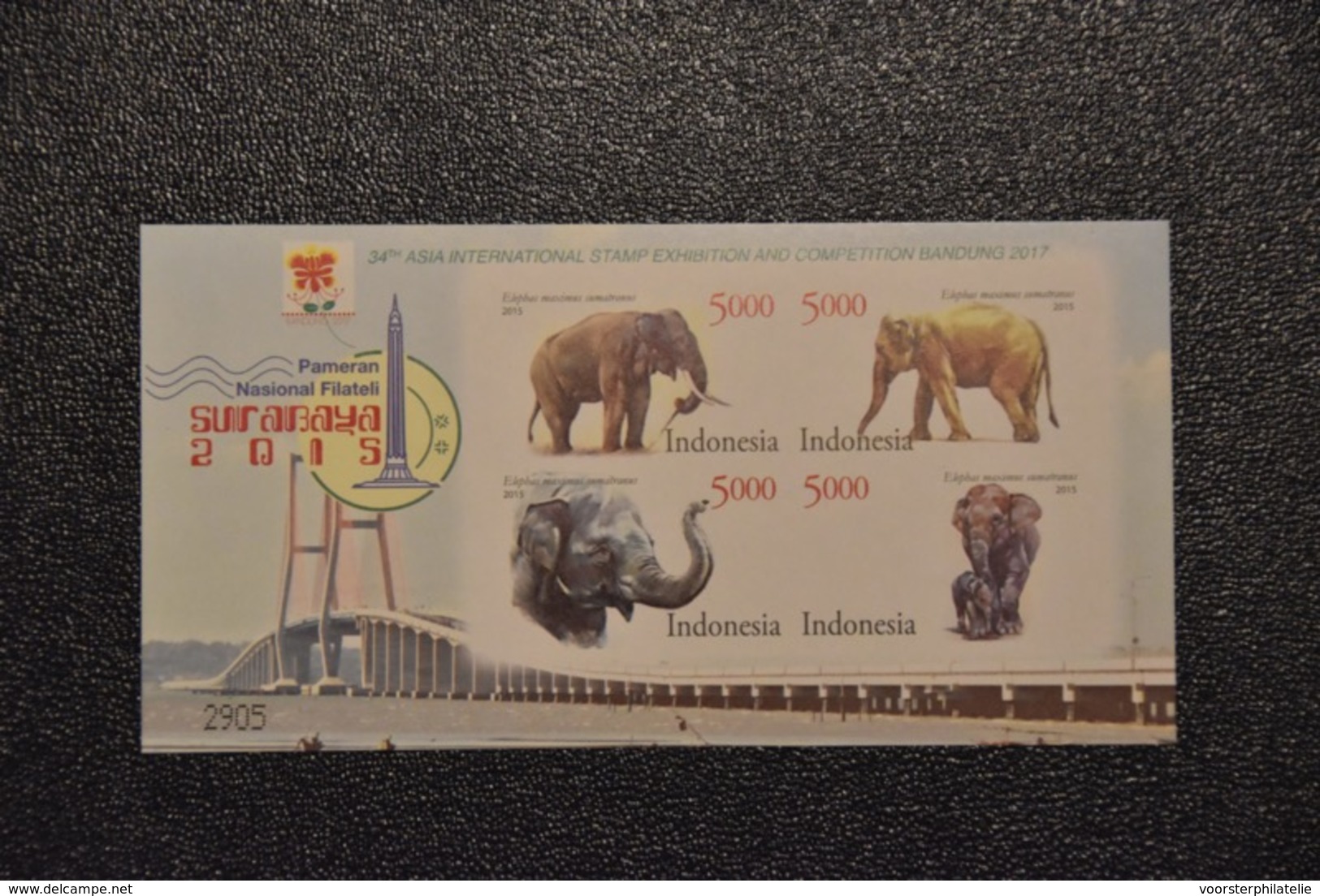 Mp 2015 ++ INDONESIE INDONESIA 2015 ELEPHANT OLIFANT MNH ** - Indonesië