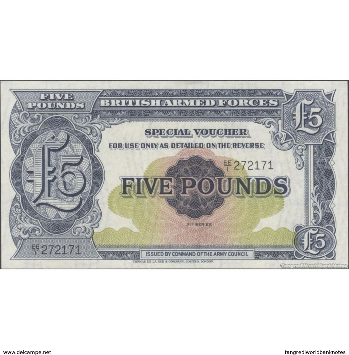 TWN - GREAT BRITAIN M23 - 5 Pounds 1948 Prefix EE/1 - 2nd Series UNC - Altri – Europa