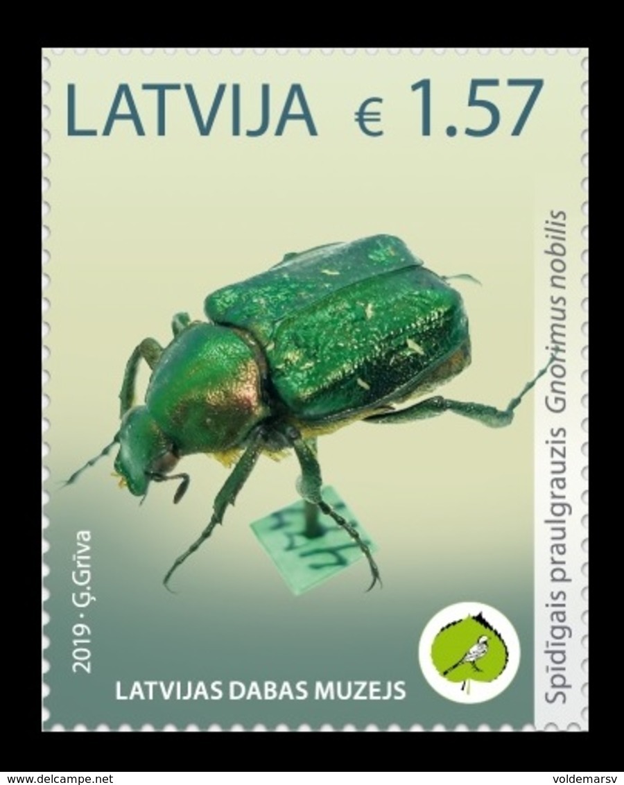 Latvia 2019 Mih. 1069 Fauna. Beetle. Noble Chafer MNH ** - Lettonie