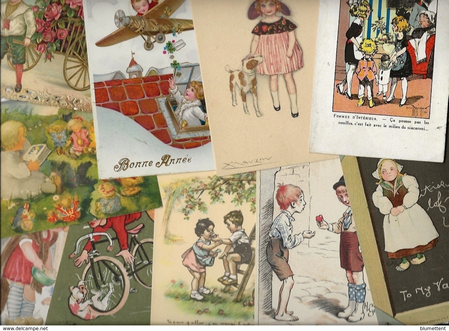 Lot 2164 De 10 CPA Illustrateurs Dont Fantaisies Déstockage Pour Revendeurs Ou Collectionneurs - 5 - 99 Postcards