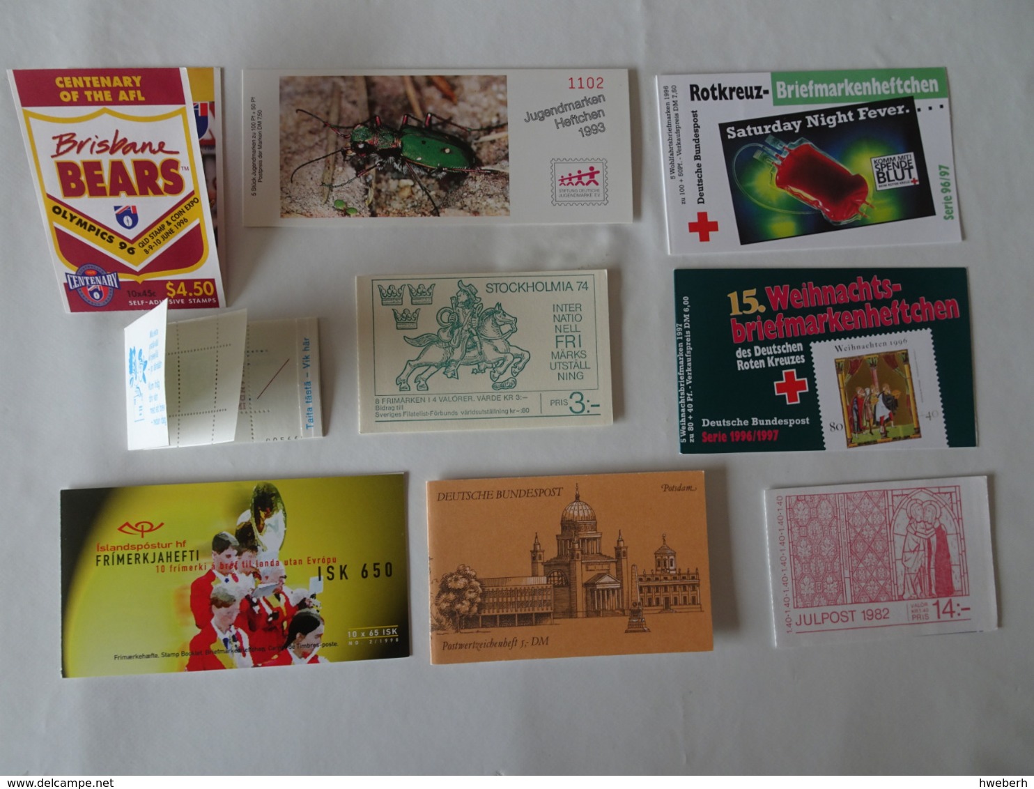 35 Carnets ** 1980/2000 De 19 Pays, Tous Différents - Collections (with Albums)