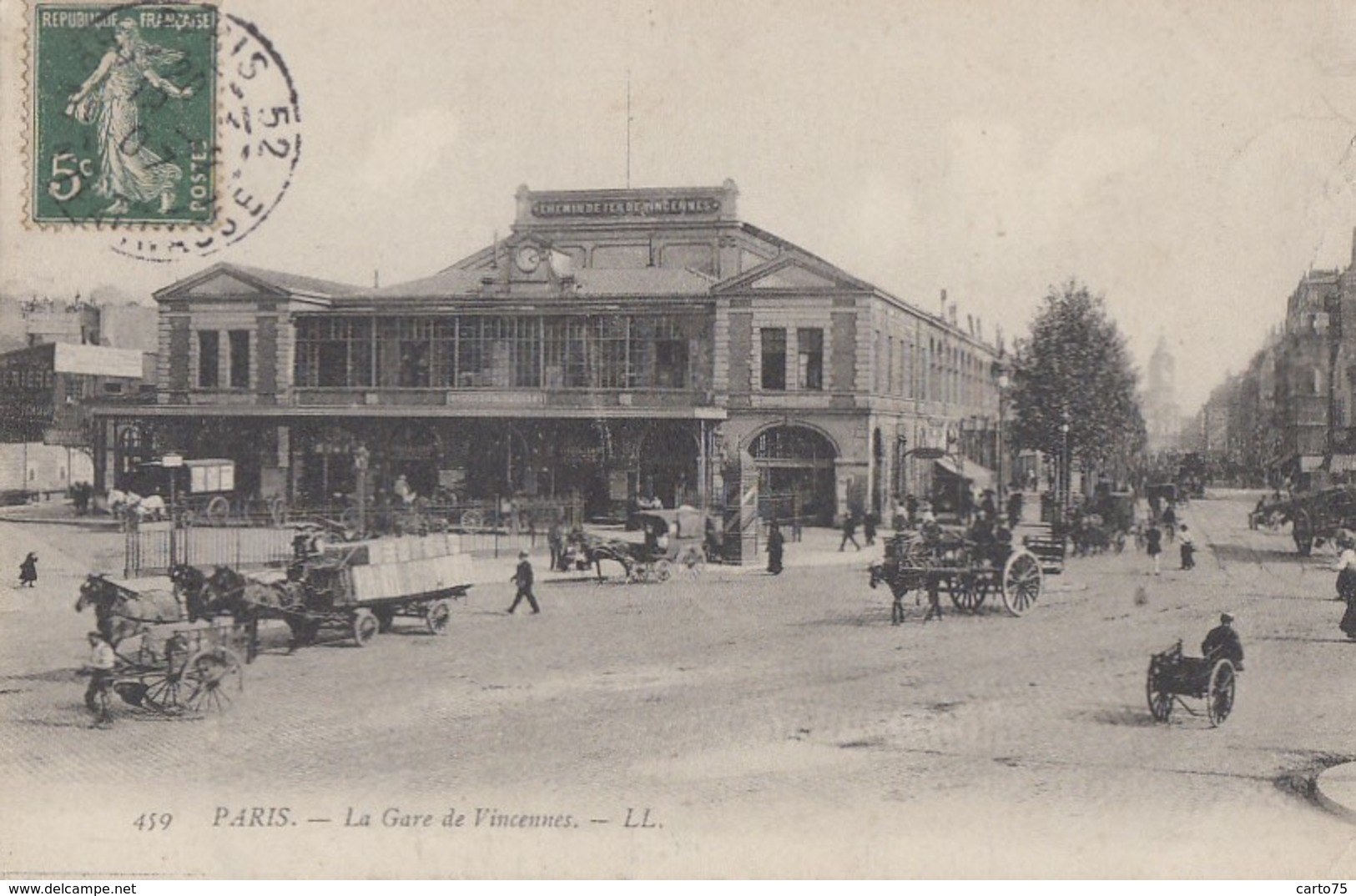 Transports - Chemins De Fer - Gare De Vincennes - 1907 - LL N° 459 - Stazioni Senza Treni