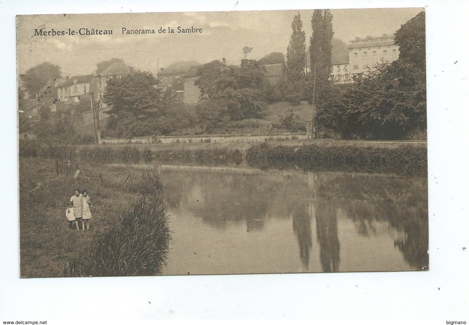 Merbes Le Château Panorama De La Sambre - Merbes-le-Château