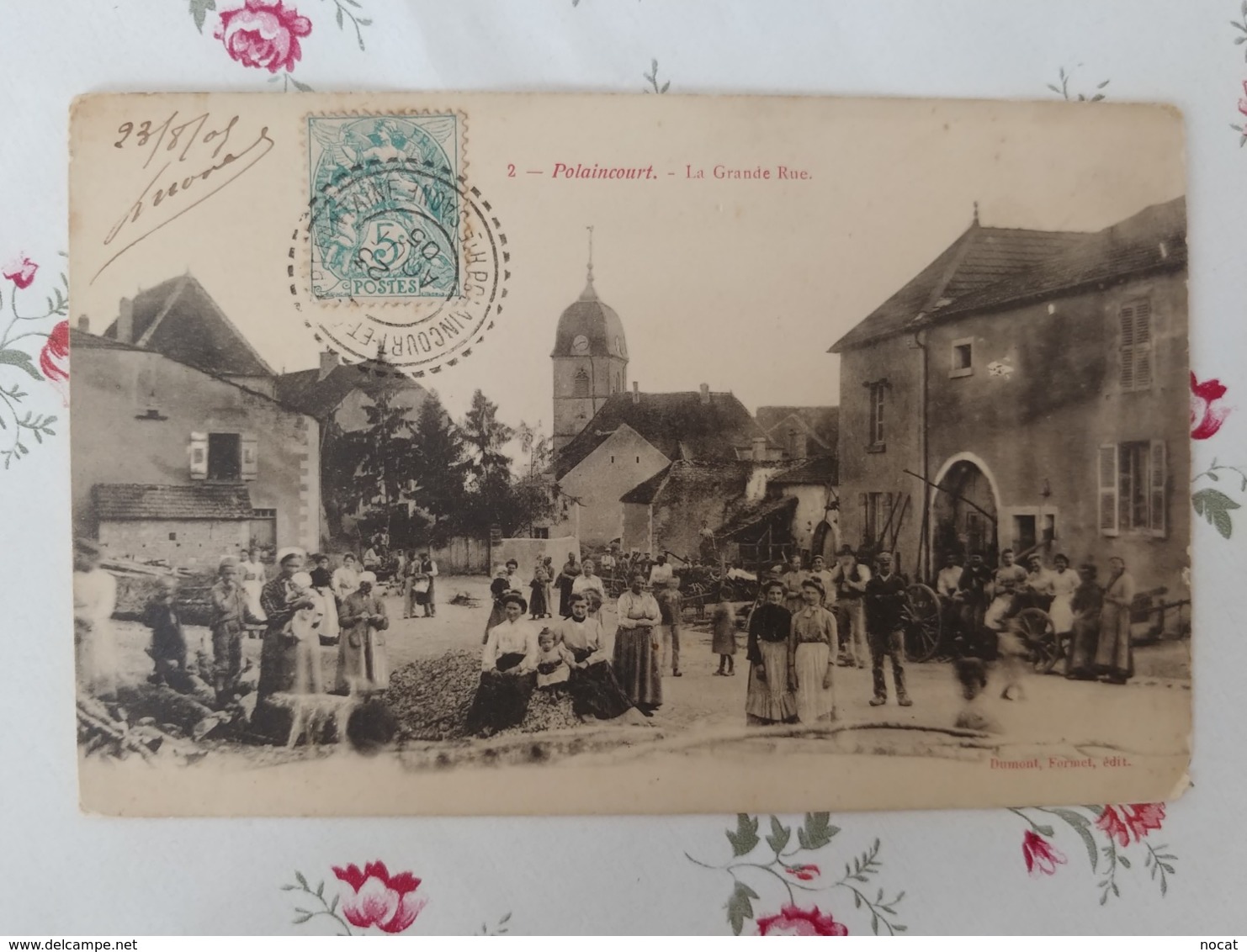 Polaincourt  La Grande Rue Cachet Facteurs Boîtiers Haute Saône Franche Comté - Autres & Non Classés