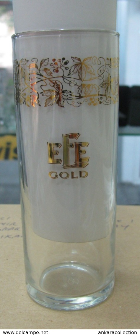 AC - EFE RAKI ​​​​​​​GOLD GLASS FROM TURKEY - Other & Unclassified