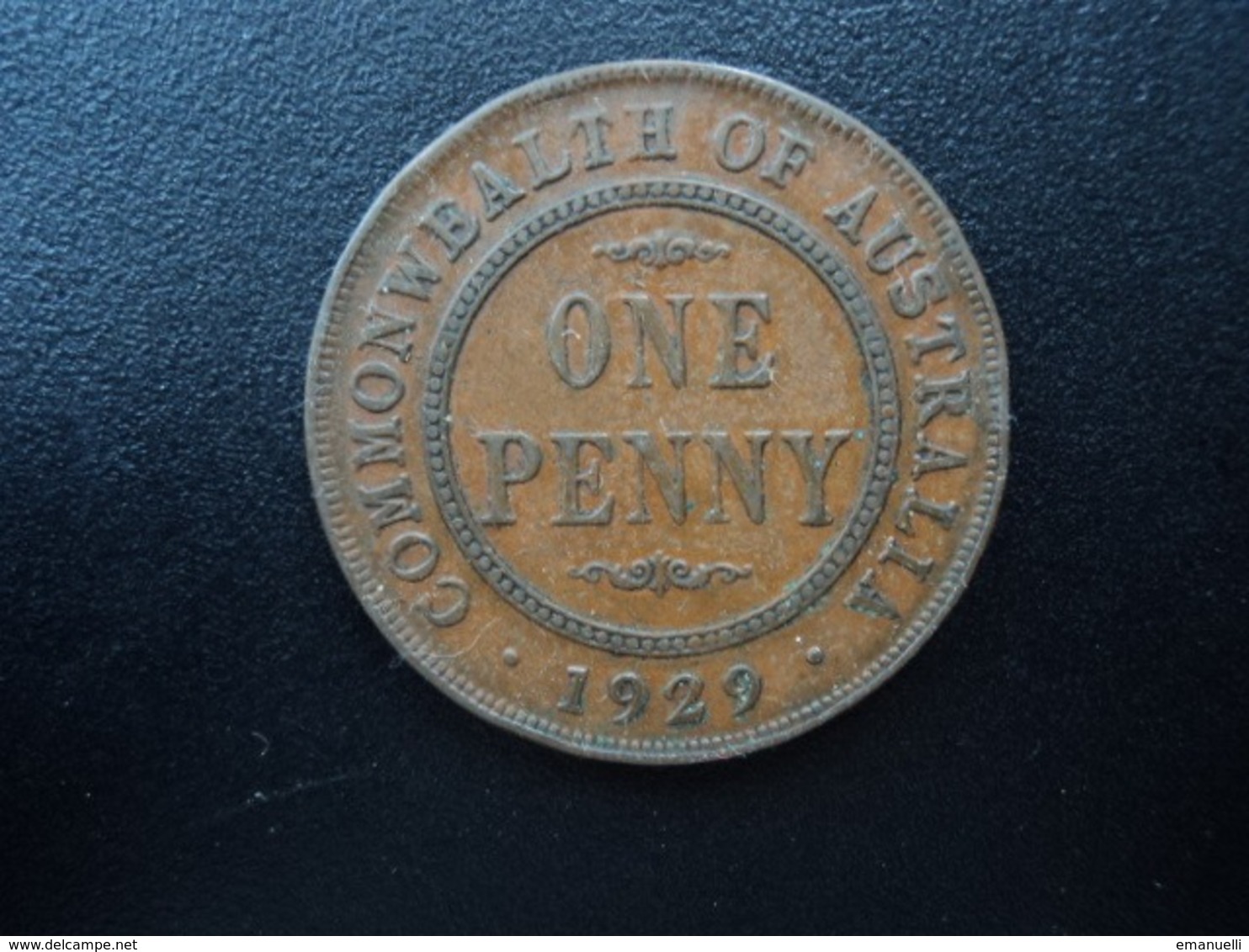 AUSTRALIE : 1 PENNY    1929 (m)    KM 23       TB+ / TTB - Penny