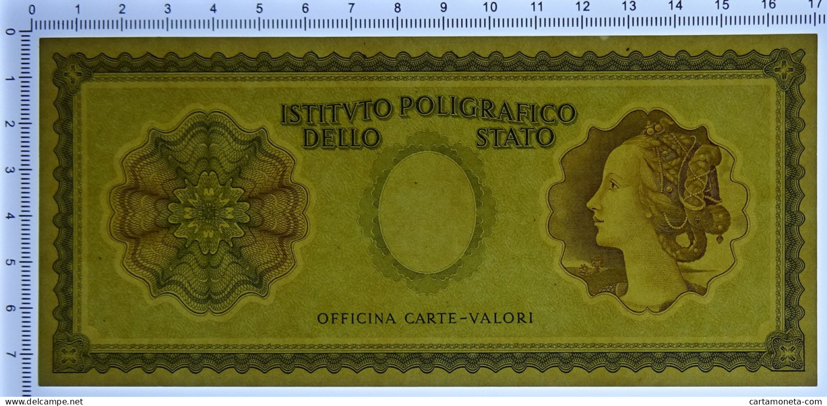 CAMPIONE SPECIMEN TEST ISTITUTO POLIGRAFICO MODELLO ITALIA VERDE DAL 1978 QFDS - [ 7] Fautés & Variétés