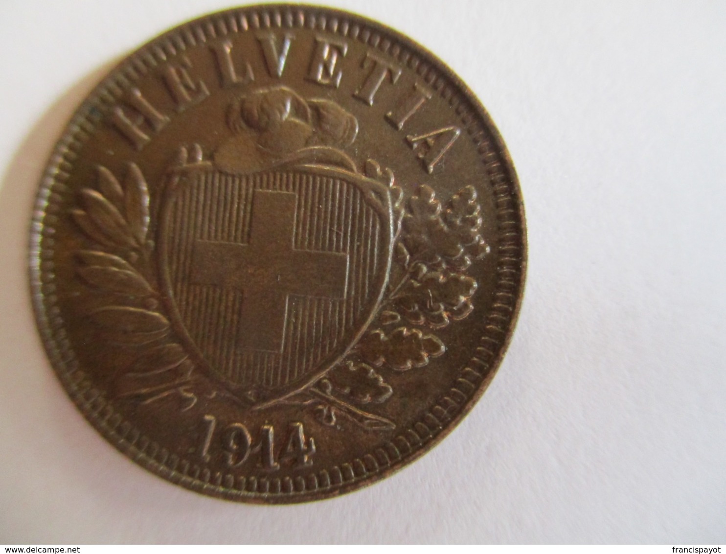 Suisse 2 Centimes 1914 - Otros & Sin Clasificación