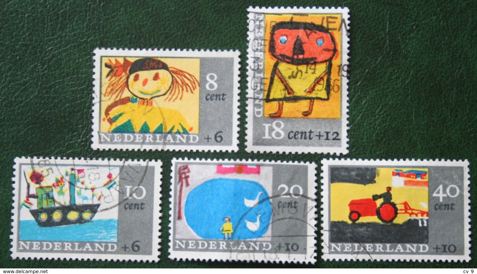 Kinderzegels, Child Welfare Kinder Enfant NVPH 849-853 (Mi 850-854) 1965 Gestempeld / USED NEDERLAND / NIEDERLANDE - Gebraucht