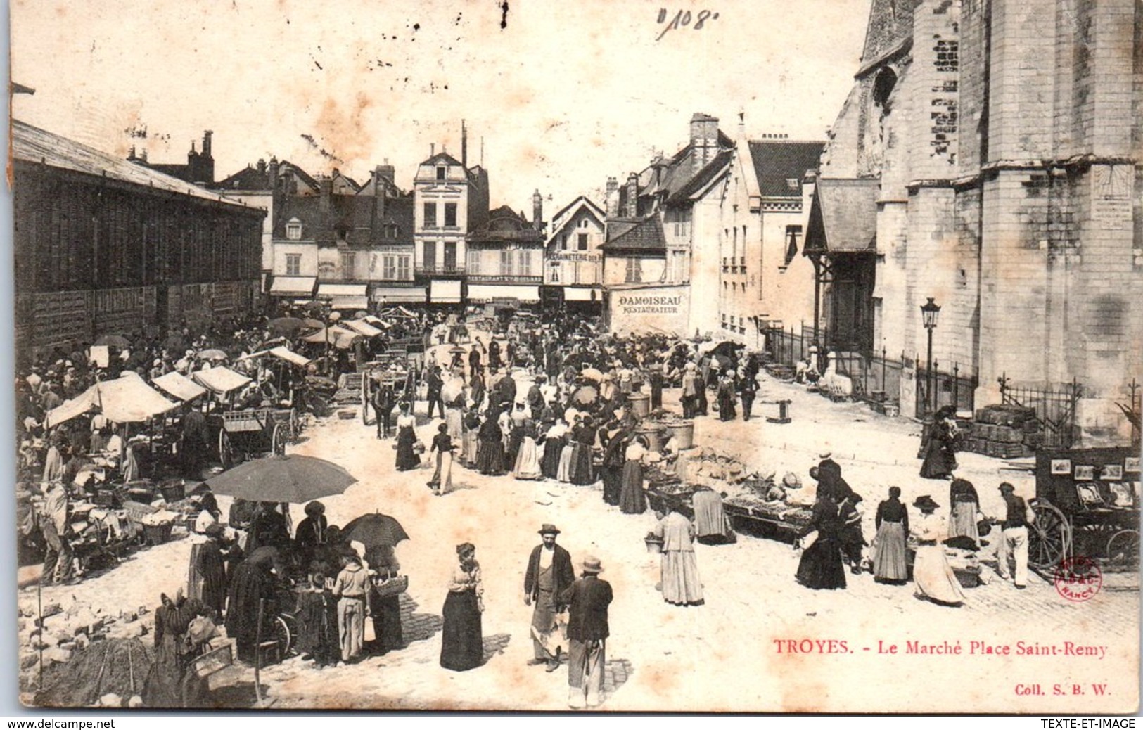 10 TROYES - Le Marché Place Saint Remy. - Troyes