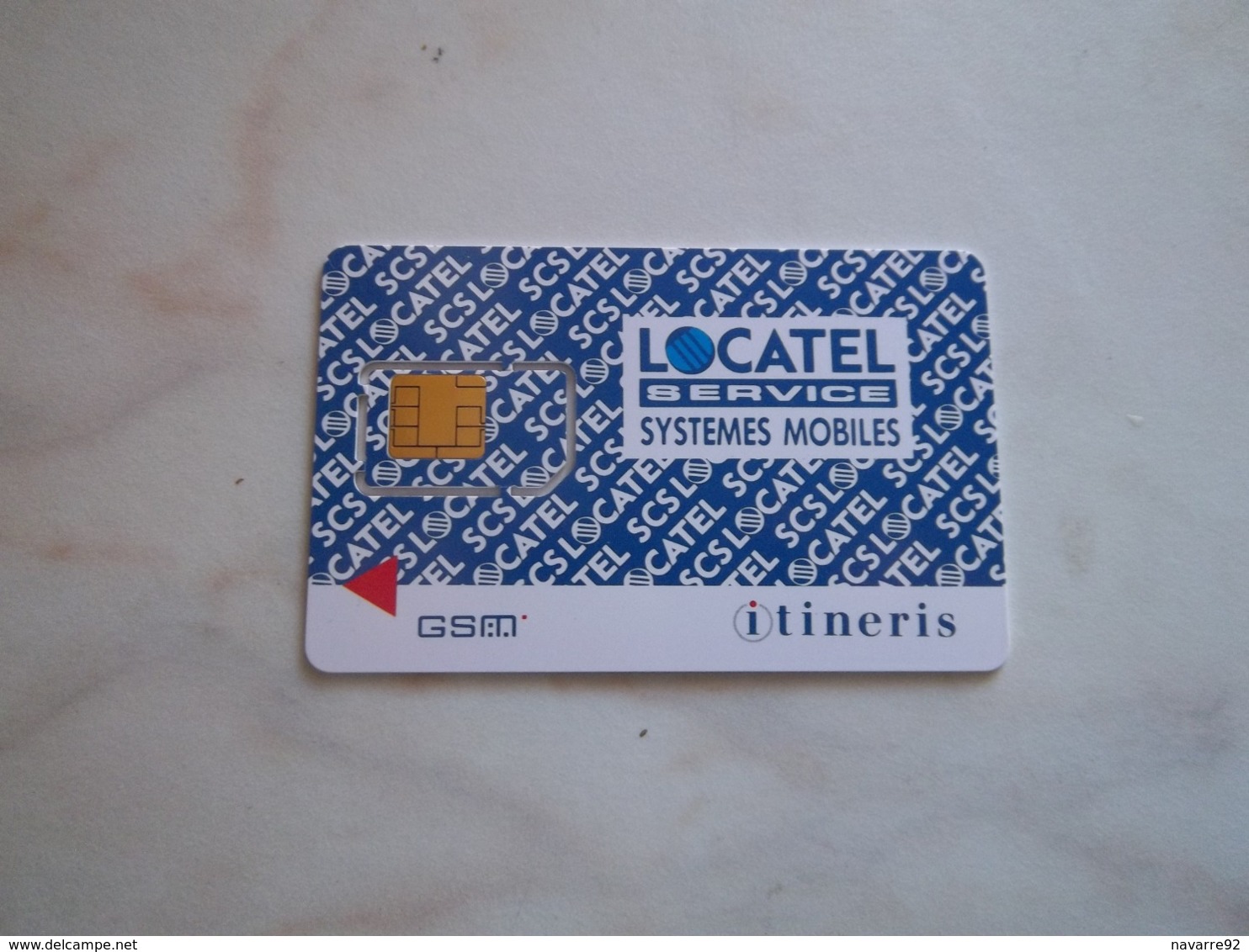 ANCIENNE CARTE GSM SIM LOCATEL ITINERIS T.B.E !!! - Autres & Non Classés