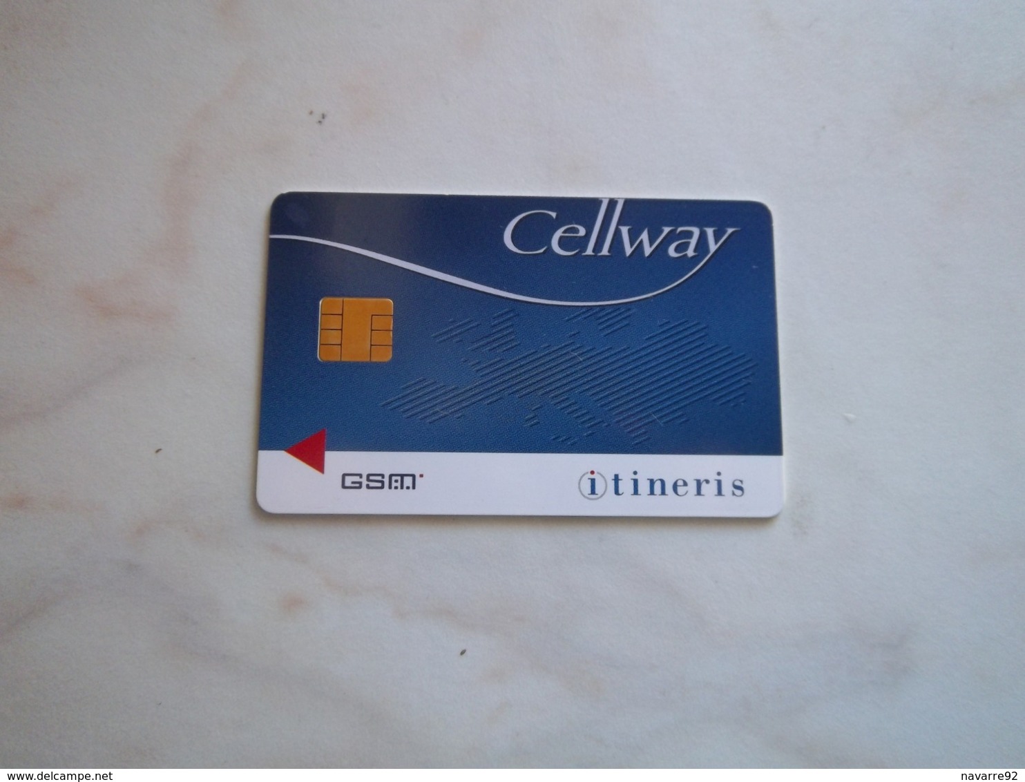 ANCIENNE CARTE GSM SIM CELLWAY ITINERIS T.B.E !!! - Autres & Non Classés