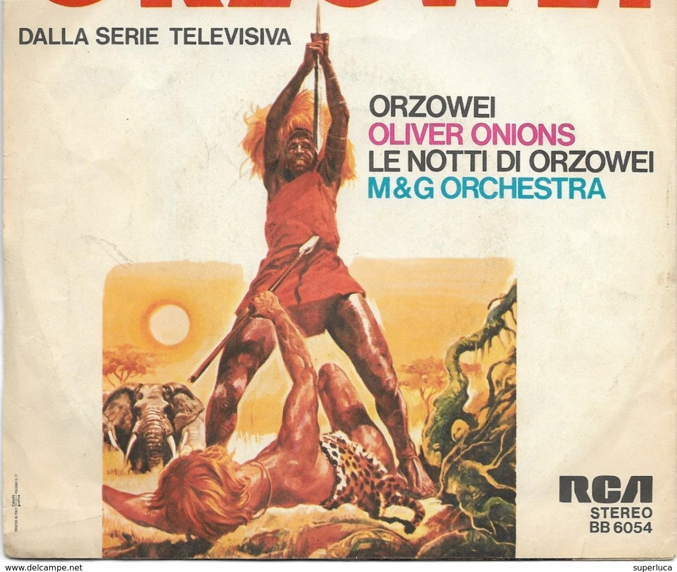 7-ORZOWEI DALLA SERIE TELEVISIVA-ANNI 70-OLIVER ONIONS 45 GIRI - Musica Di Film