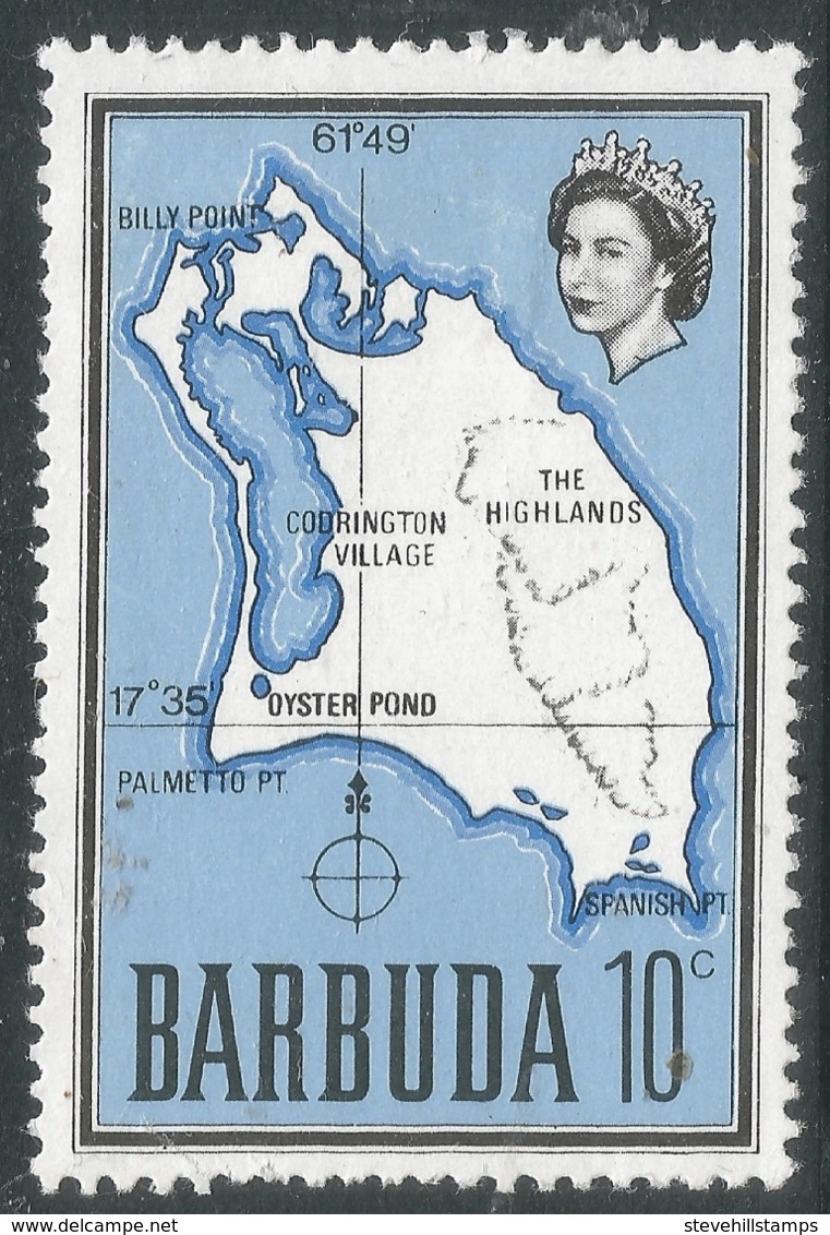 Barbuda. 1968 Definitives.  10c MH. SG 19 - Barbuda (...-1981)