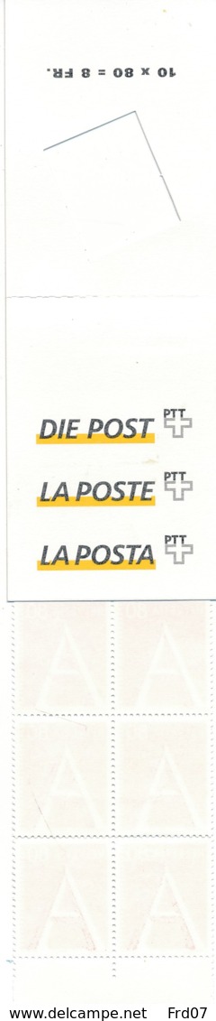 Suisse Carnet C1417 - 8 CHF  =  €7.36 - Booklets