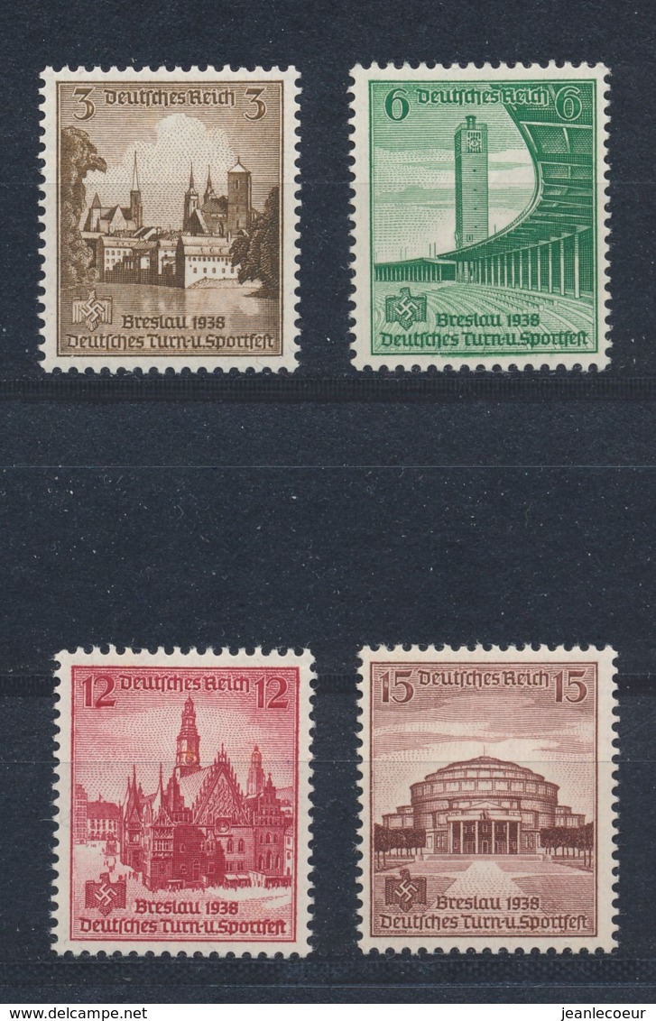 Duitse Rijk/German Empire/Empire Allemand/Deutsche Reich 1938 Mi: 665-668 Yt: 608-611 (PF/MNH/Neuf Sans Ch/**)(4716) - Ongebruikt