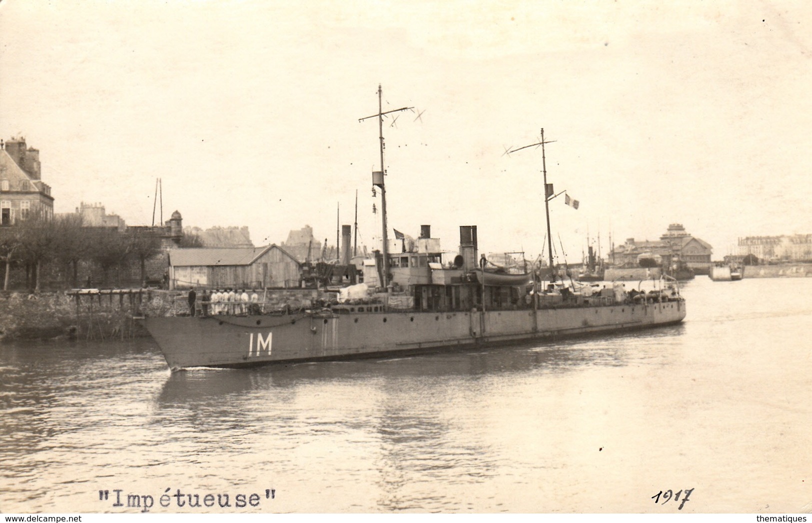 Thematiques Militaria Bateaux Guerre Impétueuse - Guerra