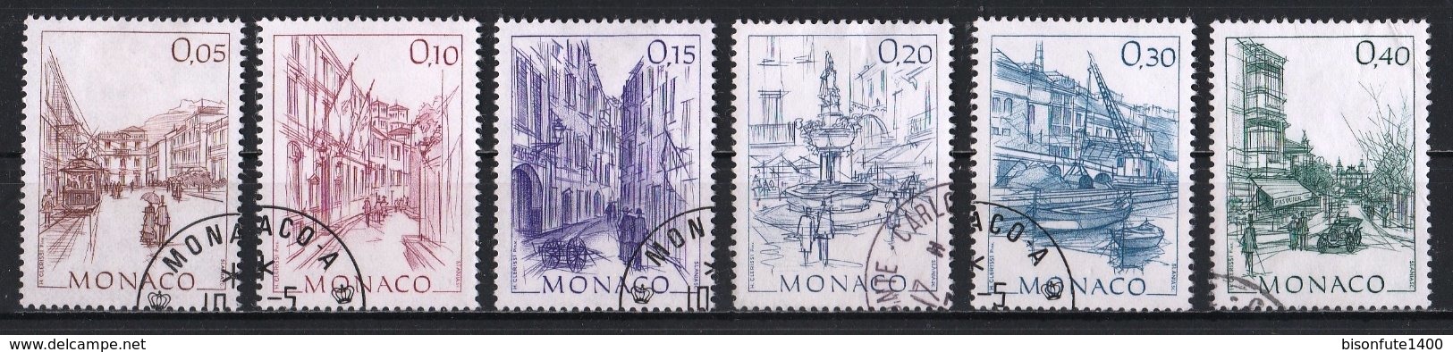 Monaco 1984 : Timbres Yvert Et Tellier N° 1404 - 1405 - 1406 - 1407 - 1408 - 1409 - 1410 Et 1411 Oblitérés. - Gebruikt